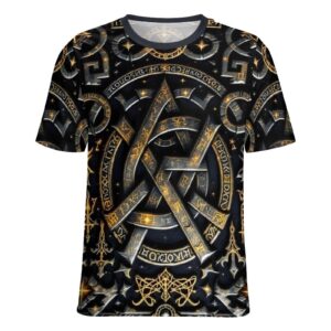 Viking Style T-Shirt For Sale by Swaggy Shirts